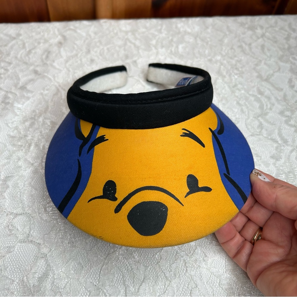 Disney Vintage Winnie the Pooh Sun Visor Hat Kids Unisex Y2K RARE